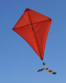 Young in his patent: "The lifting surface of the kite may be aluminised to enable the kite to be detected by radar. A person employing such a kite could be relatively easily located by radar if he were lost at sea, on a mountin or in the desert, for example."
